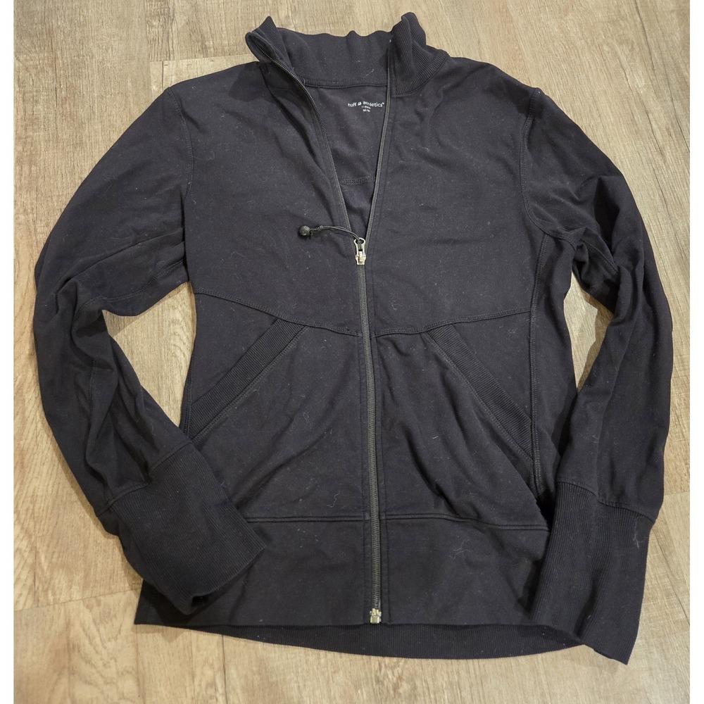Tuff Athletics Black Zipped Top